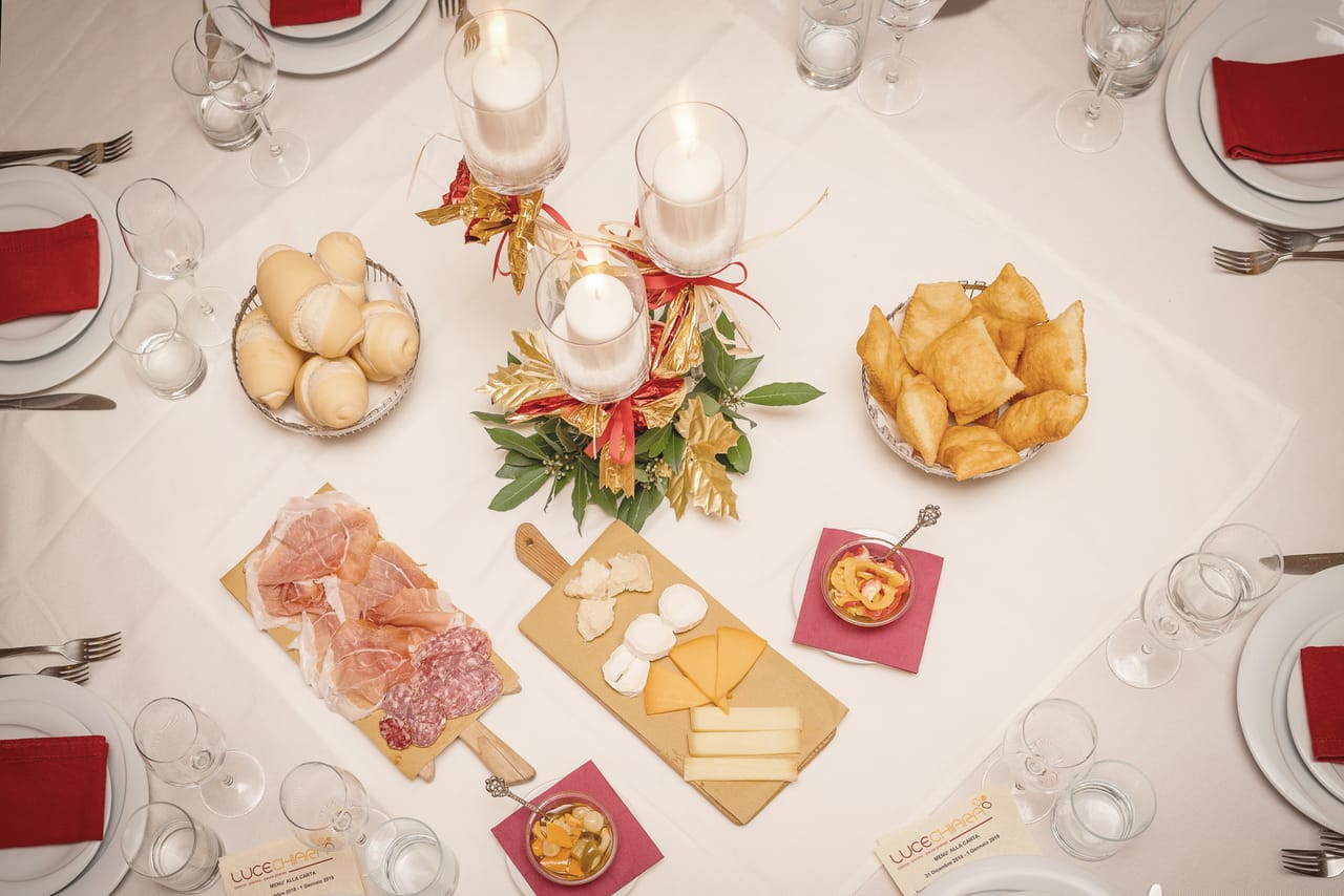 Christmas aperitif at Lucechiara