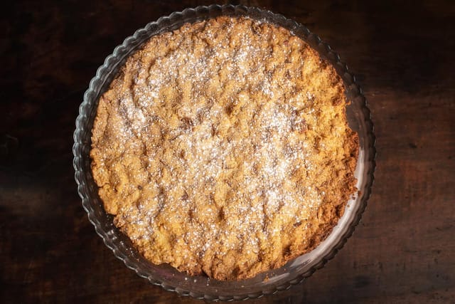 Gâteau sbrisolona traditionnel