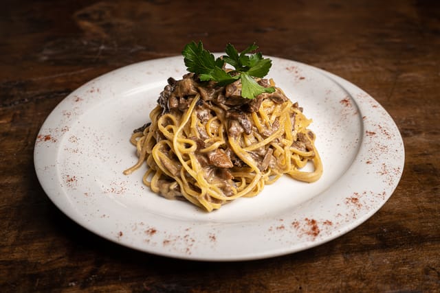 Pasta ai funghi porcini